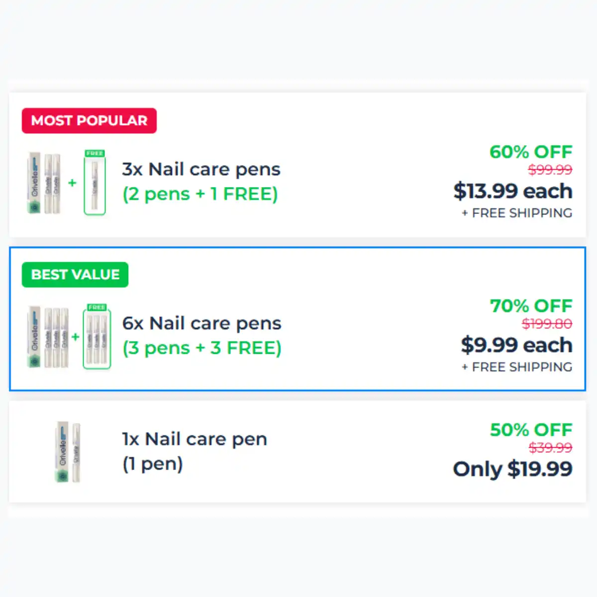 Orivelle Fungus Pen Pricing