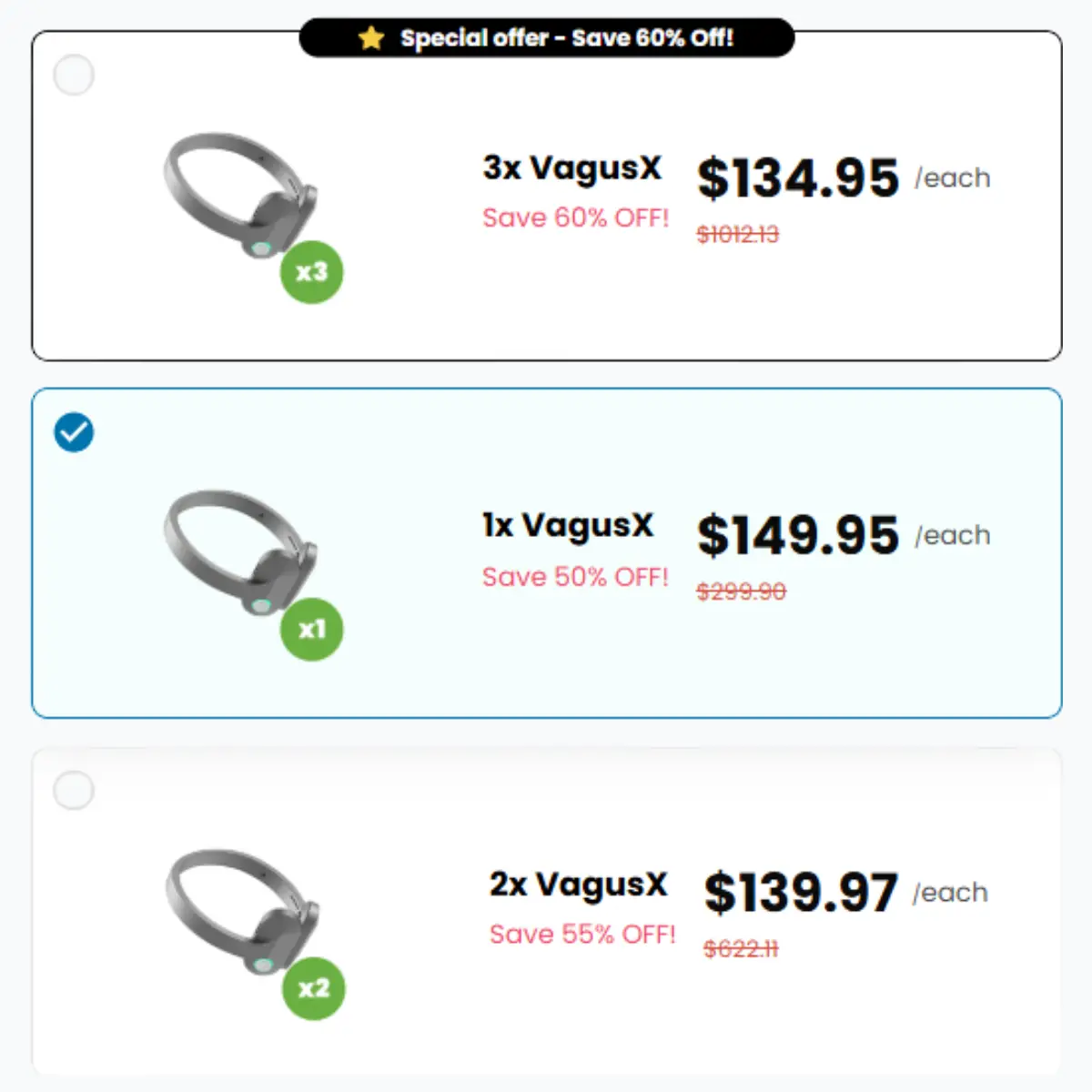 VagusX Price